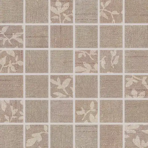 RAKO TEXTILE mozaika 30x30(5x5) cm, lepená na síti, mat, hnědá Jen Po Omezenou Doba