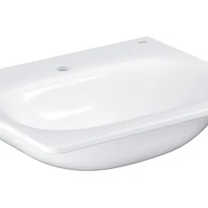 Akční Nabídka GROHE ESSENCE umyvadlo 60 cm, s otvorem pro baterii a přepadem, PureGuard, alpská bílá