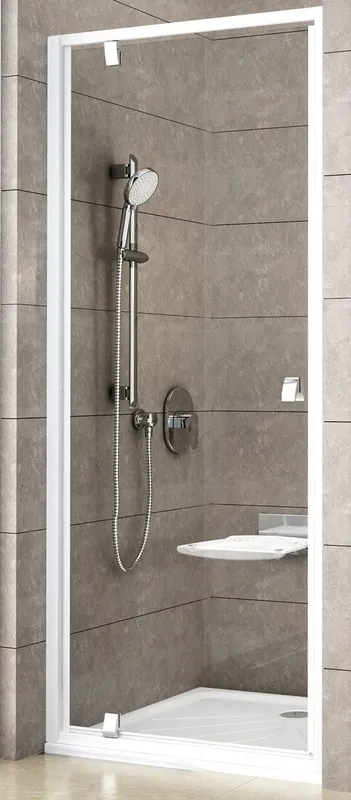 Expresní Doručení RAVAK PIVOT PDOP1 80 sprchové dveře 80x190 cm, pivotové, bílá/sklo transparent