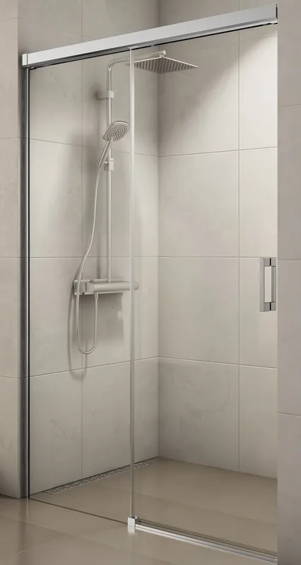 Akce CONCEPT 300 STYLE sprchové dveře 100x200 cm, posuvné, levé, aluchrom/čiré sklo