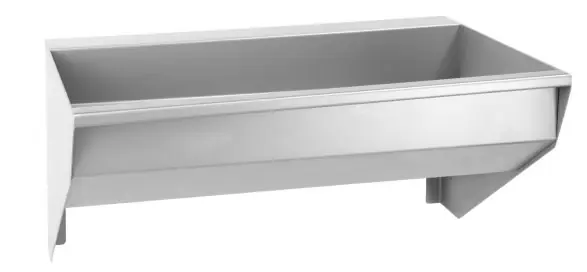 Značkový AZP BRNO mycí žlab 190 cm, nerez