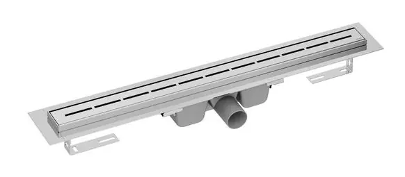 Koupit Online RAVAK RUNAWAY sprchový žlab 1050 mm, do prostoru, boční odtok DN 50, rošt, plast/nerez ocel