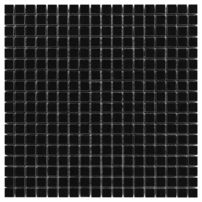 Výprodej DUNIN BLACK & WHITE mozaika 30,5x30,5(1,5x1,5)cm, lesk, black