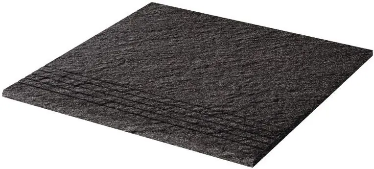 RAKO TAURUS GRANIT schodovka 30x30 cm, mat reliéf, černá Cenová Bomba