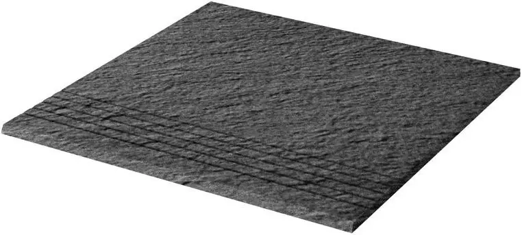 Výhodná Nabídka RAKO TAURUS GRANIT schodovka 30x30 cm, mat reliéf, antracitově šedá