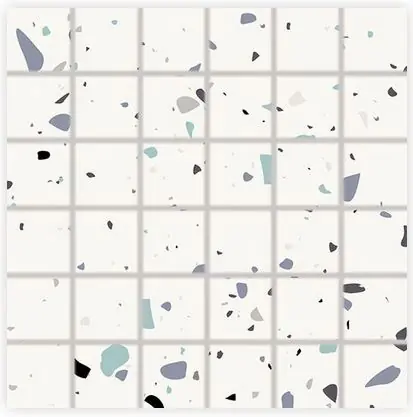 Nízká Cena RAKO SPECTRA mozaika 30x30(5x5) cm, lepená na síti, mat, vícebarevná, modrá