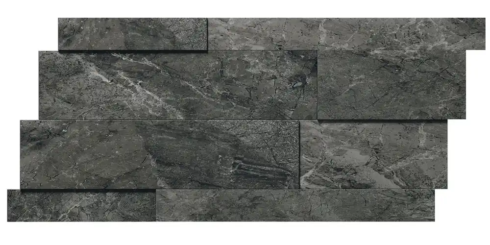Časově Omezené REFIN RIVER mozaika 28,2x58,6 cm, mat reliéf, graphite muretto 3D