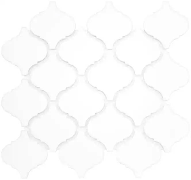 DUNIN ARABESCO mozaika 27,6x25(7,8x7,4)cm, lesk, white Oblíbený