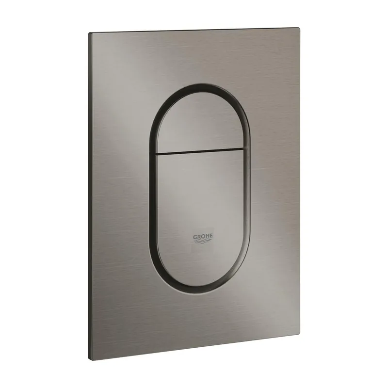 GROHE ARENA COSMOPOLITAN S ovládací tlačítko pro dvě splachování, plast, kartáčovaný hard graphite Zlevněný