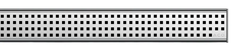 Must-Have ACO SHOWERDRAIN C, C+ perforovaný rošt SQUARE 678 mm, nerez ocel