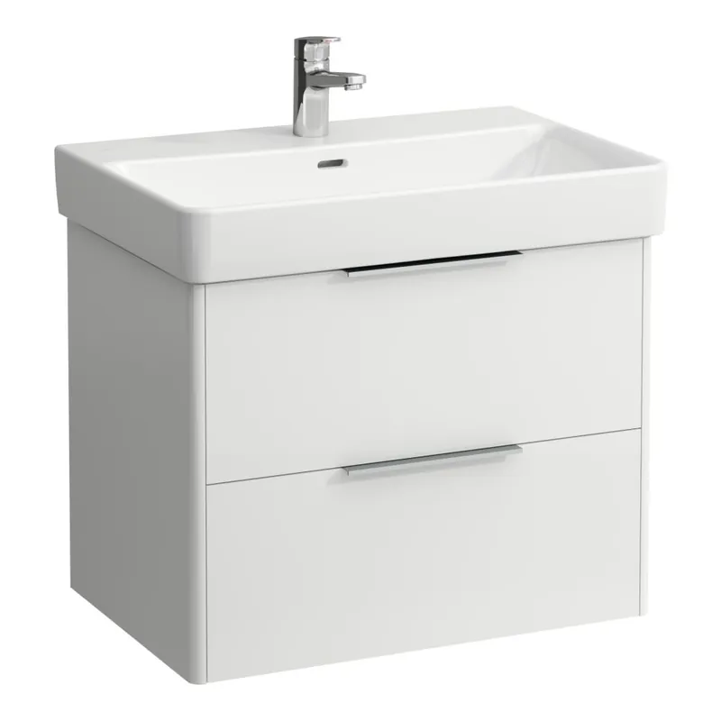 LAUFEN BASE skříňka pod umyvadlo 66,5x43,8x53,1 cm, 2 zásuvky, lesklá bílá Super Cena