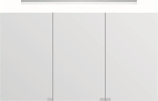Časově Omezené TIMERA GASPRA HSGV zrcadlová skříňka vestavná 120x74,7x15 cm, osvětlení, s vypínačem a el. zásuvkou, hliník, stříbrná