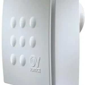VORTICE VORT QUADRO MICRO 100 T HCS radiální ventilátor 100 mm, nástěnný/stropní, s časovačem, čidlem vlhkosti a zpětnou klapkou Oblíbený