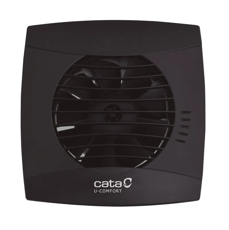 Omezená Nabídka CATA UC 10 T BLACK axiální ventilátor 100 mm, nástěnný/stropní, s časovačem a zpětnou klapkou, černá