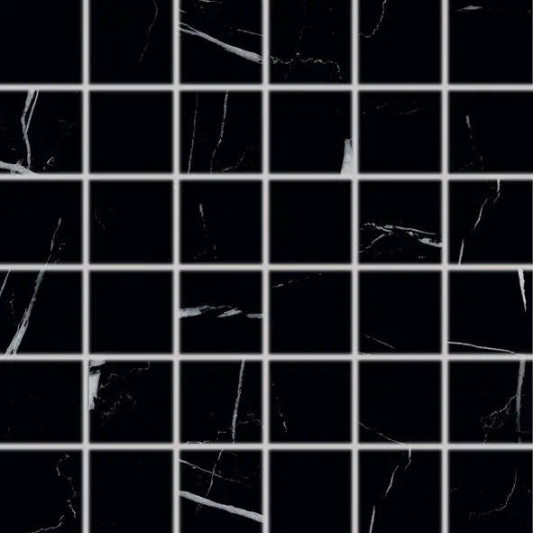 RAKO FLASH mozaika 30x30(5x5) cm, lepená na síti, mat, černá Přímo Od Výrobce