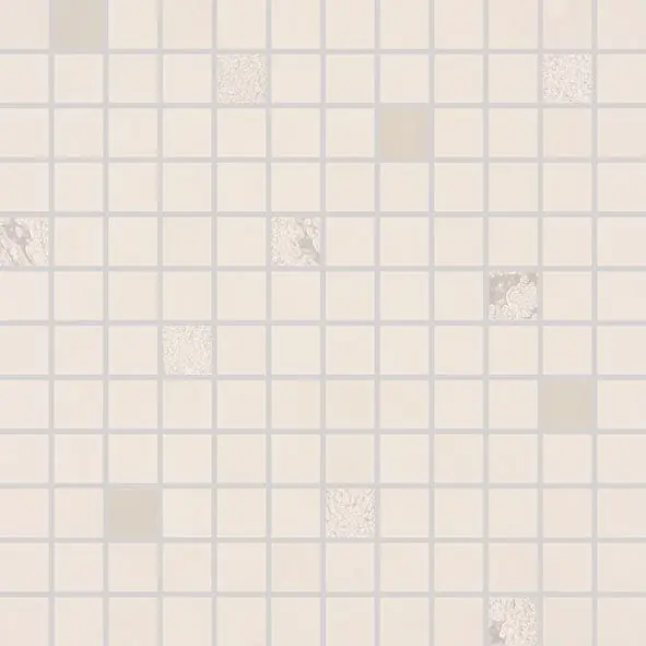 Poslední Šance RAKO UP mozaika 30x30(2,5x2,5) cm, lepená na síti, lesk, světle béžová