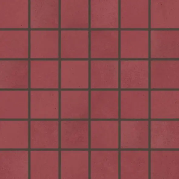 RAKO BLEND mozaika 30x30(5x5) cm, lepená na síti, mat, bordó Omezená Nabídka