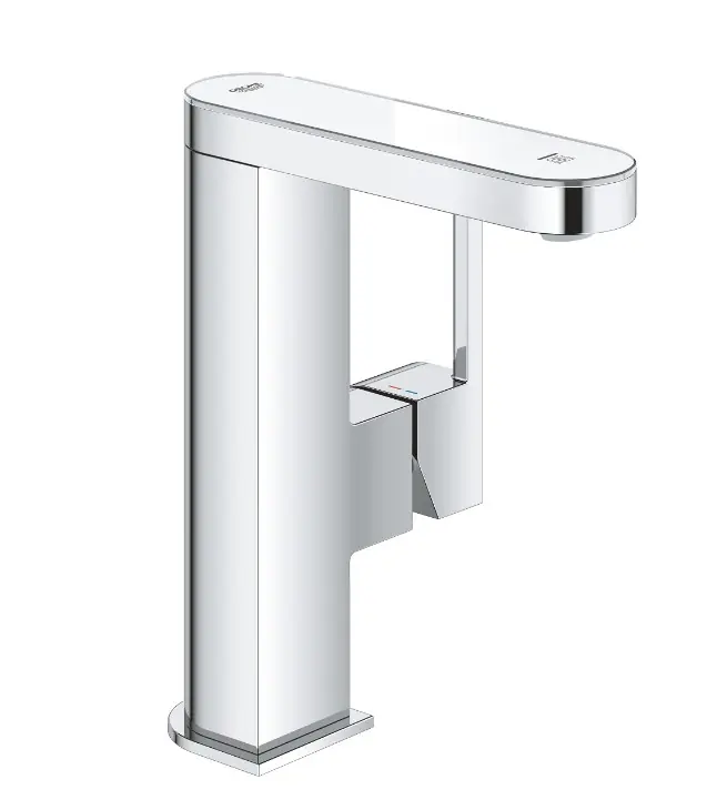 Cenový Hit GROHE PLUS umyvadlová stojánková baterie, digitální, napájení z baterie, s odtokovou soupravou, Water Saving, chrom