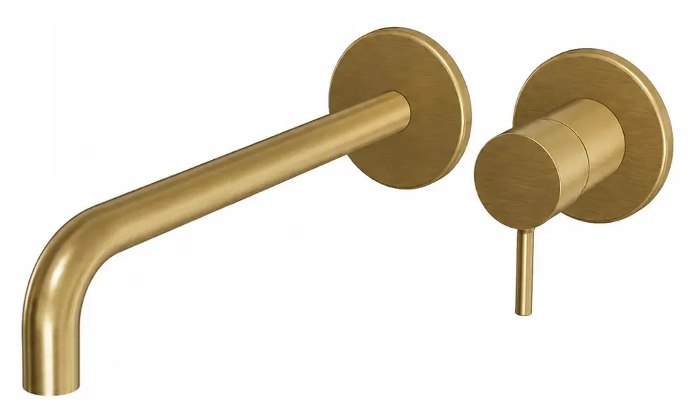 Akce CONCEPT 300 ROUND umyvadlová podomítková baterie, PVD, brushed gold brass