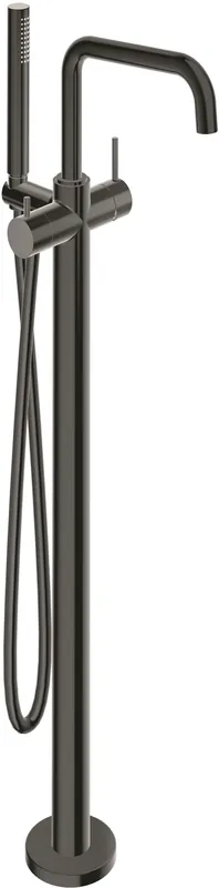 CONCEPT 300 ROUND vanová baterie na podlahu, s přepínačem, se sprchovou soupravou, PVD, infinity black Nejprodávanější