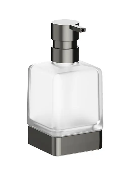 INDA LEA 1800 dávkovač tekutého mýdla 250 ml, sklo, broušený grafit Nejprodávanější