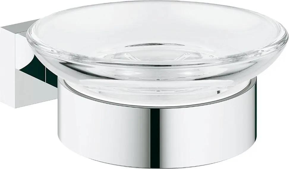 GROHE ESSENTIALS CUBE mýdlenka, nástěnná, sklo, chrom Časově Omezené