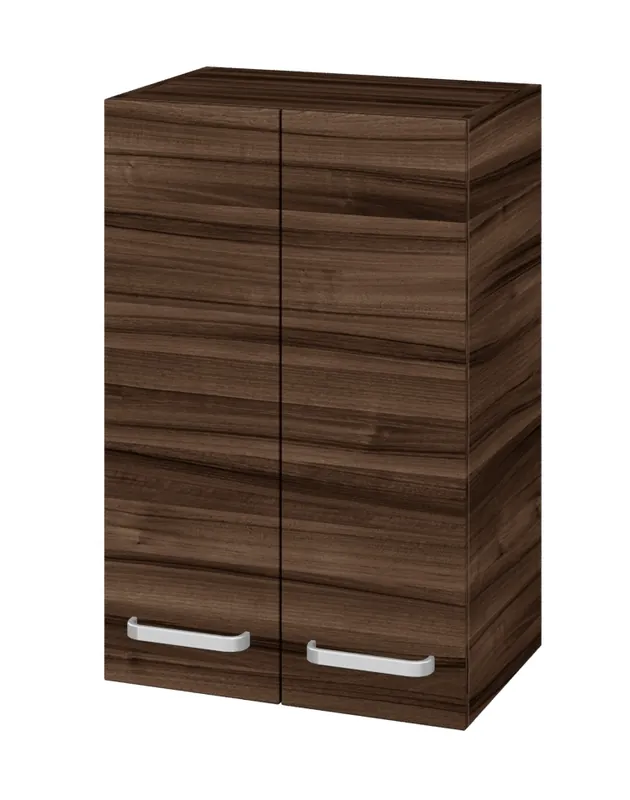 Rychlé Dodání DŘEVOJAS SYD2 50 nízká skříňka 50x35,2x77,1 cm, 2 dvířka, úchytka hliník mat, ořech