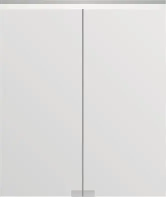 Tovární Cena TIMERA SENTA HSSN zrcadlová skříňka 60x70,7x21,7 cm, osvětlení, s vypínačem a el. zásuvkou, hliník, stříbrná