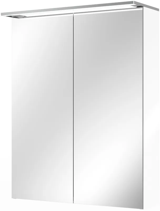 Sleva VILLEROY & BOCH VERITY DESIGN 2.0 zrcadlová skříňka 60x76x14,9 cm, osvětlení, se zvětšovacím zrcátkem, vypínačem a el. zásuvkou, Glossy White