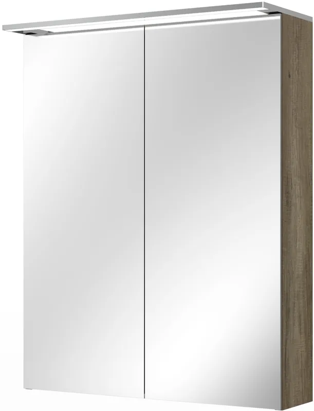 Odeslání Ihned VILLEROY & BOCH VERITY DESIGN 2.0 zrcadlová skříňka 60x76x14,9 cm, osvětlení, se zvětšovacím zrcátkem, vypínačem a el. zásuvkou, Oak Nebraska