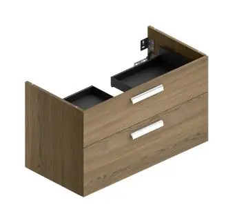 CONCEPT 200/300 skříňka pod umyvadlo 96,5x48,4x55 cm, 2 zásuvky, dub biondo Cenová Bomba