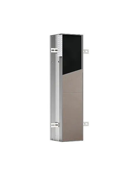 CONCEPT 300 nízká skříňka 15,3x15x80,3 cm, 1 dvířka, panty vpravo, Push-open, s držákem toaletního papíru, s WC štětkou, k obložení Dokud Zásoby Vydrží