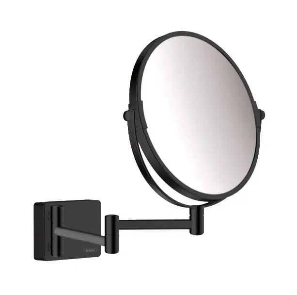 Víkendová Akce HANSGROHE ADDSTORIS kosmetické zrcátko 188 mm, zvětšovací, černá