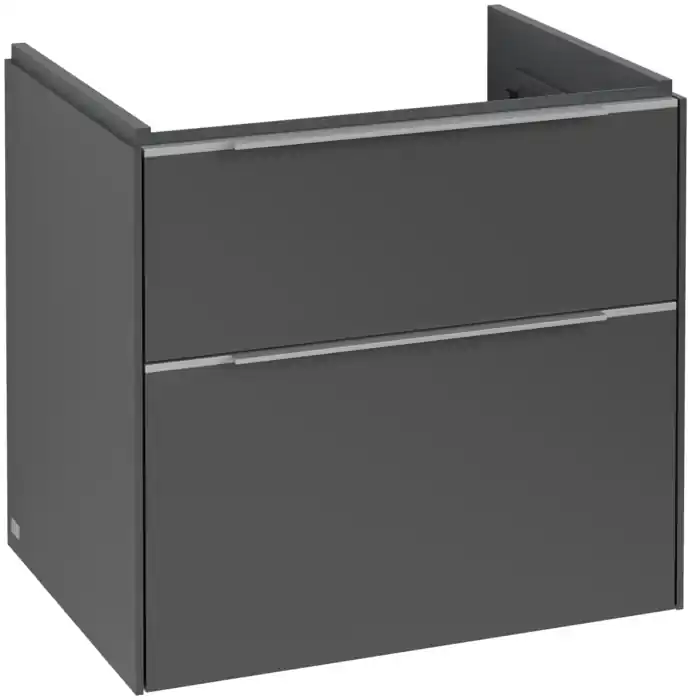 VILLEROY & BOCH VERITY EXCLUSIVE skříňka pod umyvadlo 62,2x47,8x57,6 cm, 2 zásuvky, Graphite Super Cena