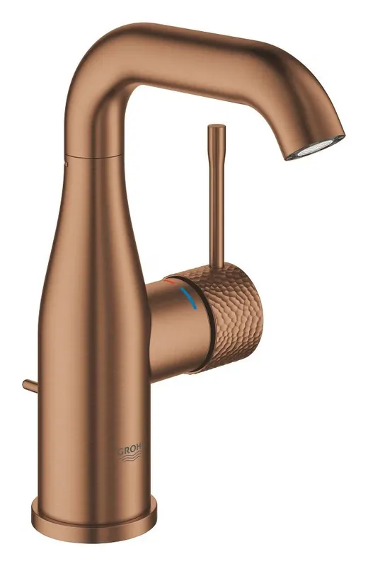 GROHE ESSENCE NEW umyvadlová stojánková baterie, s odtokovou soupravou, kartáčovaný warm sunset Koupit Online