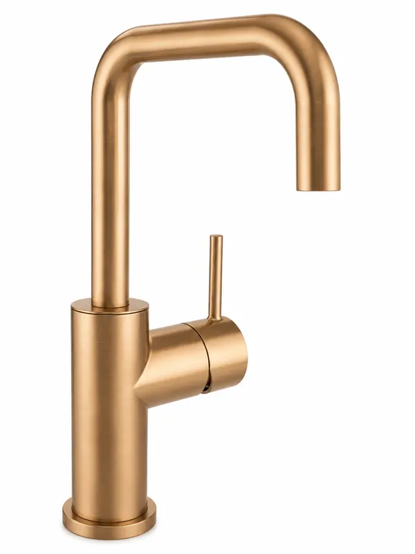 Víkendová Akce CONCEPT 300 ROUND umyvadlová stojánková baterie, PVD, brushed rose gold