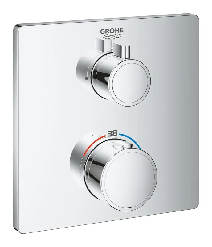 GROHE GROHTHERM sprchová podomítková termostatická baterie, chrom Značkový
