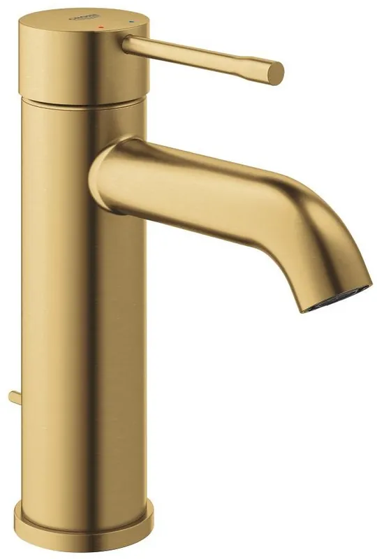 GROHE ESSENCE NEW umyvadlová stojánková baterie, s odtokovou soupravou, kartáčovaný cool sunrise Vysoce Kvalitní