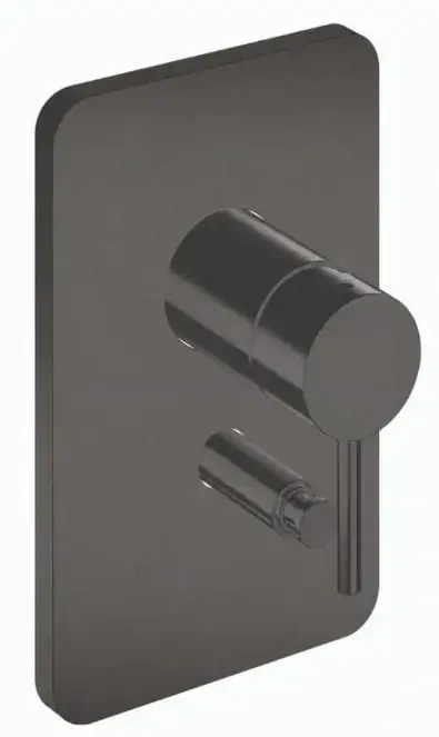 Ověřený CONCEPT 300 ROUND vanová podomítková baterie, s přepínačem, imperial black