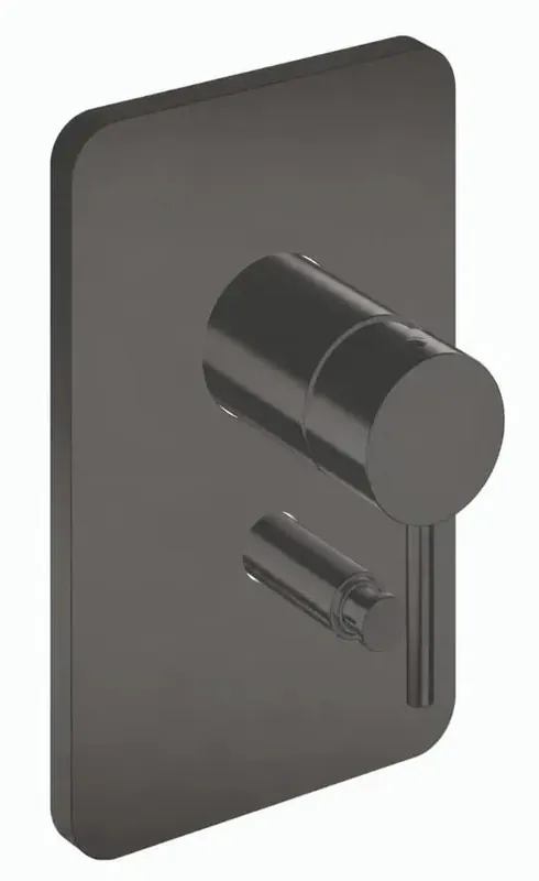 CONCEPT 300 ROUND sprchová podomítková baterie, s přepínačem, imperial black Levný