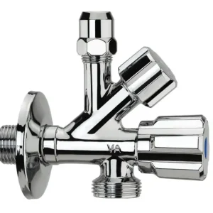 Koupit Online RAF kombinovaný rohový ventil 1/2"x3/8"x3/4", chrom