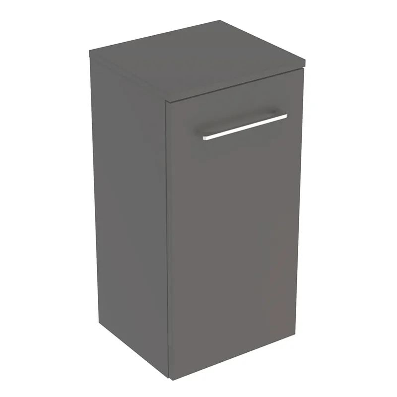 GEBERIT SELNOVA SQUARE nízká skříňka 33x29,7x65 cm, 1 dvířka, matná lávová Nejlepší Cena