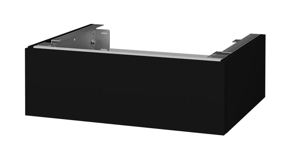 DŘEVOJAS DSD SZZ 60 nízká skříňka 60x50x20 cm, 1 zásuvka, Push-open, matná černá Originální