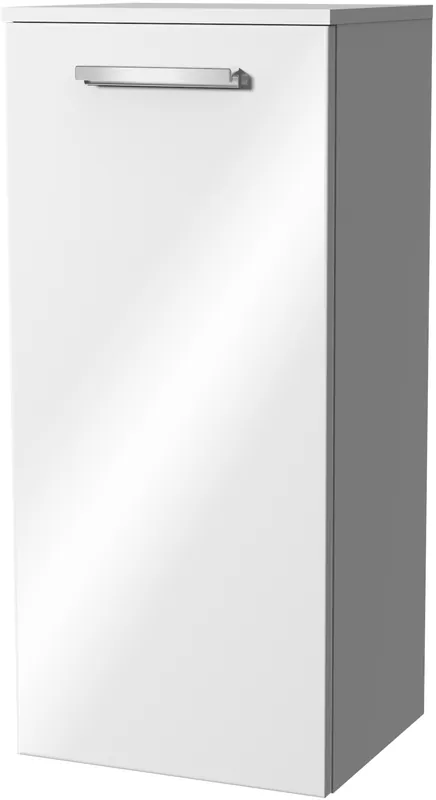 Dokud Zásoby Vydrží VILLEROY & BOCH VERITY DESIGN 2.0 nízká skříňka 40x34,3x88,8 cm, 1 dvířka, panty vlevo, Glossy White