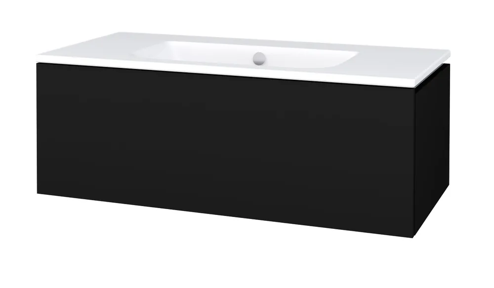 Hit Sezóny CONCEPT MODULAR skříňka pod umyvadlo 99,8x49,5x33,2 cm, 1 zásuvka, Push-open, graphite