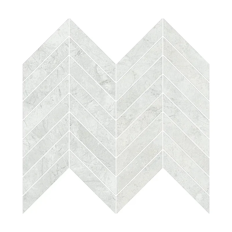 Přímo Od Výrobce REFIN RIVER mozaika 26x32,5 cm, chevron, lesk, white