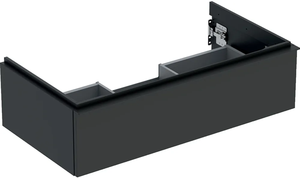 Novinka GEBERIT ICON skříňka pod umyvadlo 88,8x47,6x24,7 cm, 1 zásuvka, matná lávová