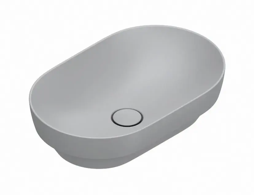 CATALANO SFERA umyvadlová mísa 55 cm, bez přepadu, Cataglaze+Silver Titanium, matný cement Nejprodávanější