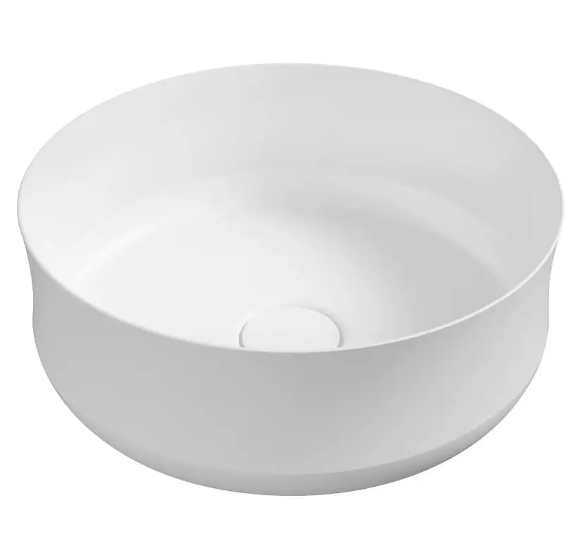 KALDEWEI MING umyvadlová mísa 40 cm, bez přepadu, smaltovaná ocel, Perl-Effect, alpská matná bílá Top Prodej