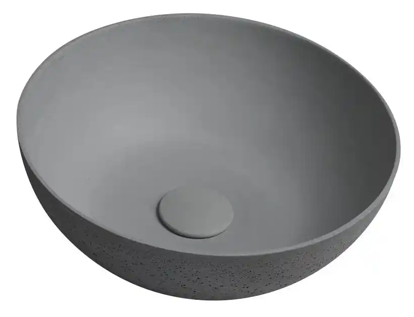 SAPHO FORMIGO umyvadlová mísa 39 cm, bez přepadu, beton, matná šedá Rychlé Dodání